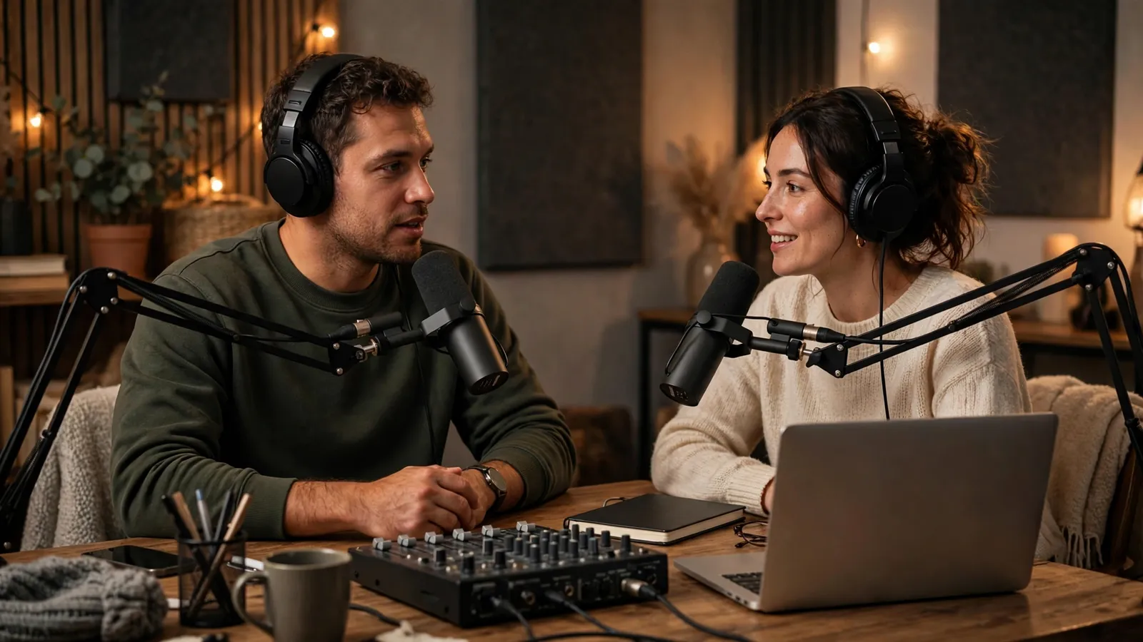 Podcast and narration work is where cloned and library voices earn their keep.