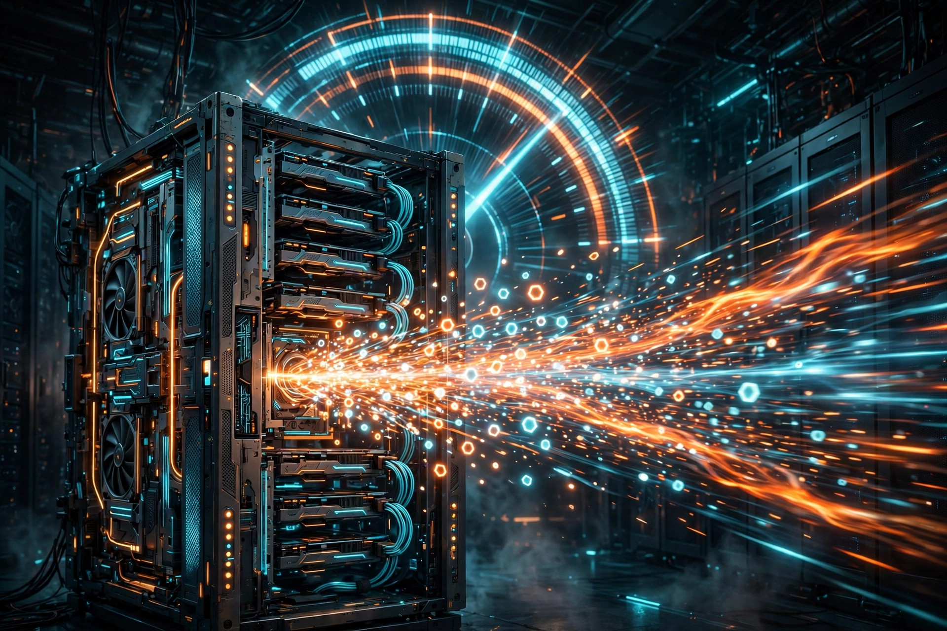 The claimed 1,068 tokens per second comes from refining text in parallel on GPUs instead of writing it sequentially.