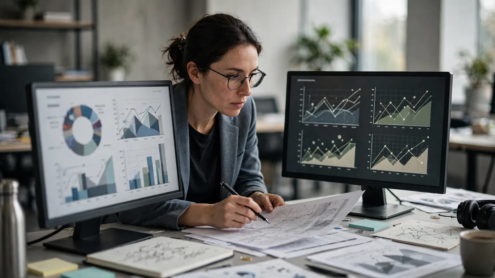 Analysts cross-check AI answers against primary sources before trusting them.